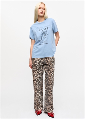 Re-Cut tee Soft Chambray T4155 Ganni 